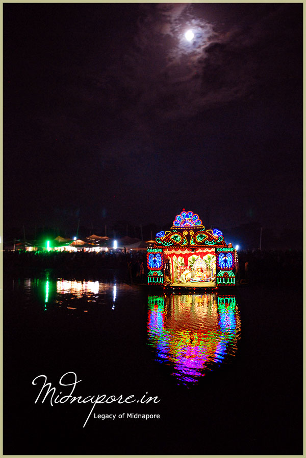 Nocturnal Rasyatra (Ras Festival) on illuminated boats &hellip; 