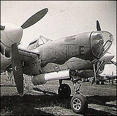 The Droop Snoot was a P-38 modified with a plastic nose and provided with accommodations for a bomb sight and bombardier. This plane flew the lead when the P-38's made bomb runs. When the bombardier dropped his bombs, everyone else dropped theirs. I have been told the concept had mixed results.