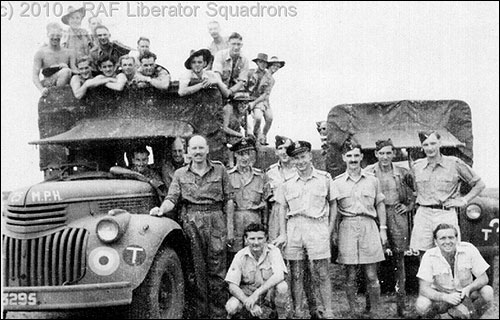 Squadron Leader James W. Bradley DFC. These were taken right after he was liberated from Rangoon Jail in May 1945. He paid a visit to Digri, where 159 Squadron was still located, in order to visit 'the lads' - primarily those who were on C Flight involved with the electronic intelligence ops. Picture & Text Courtesy of Matt Poole. 