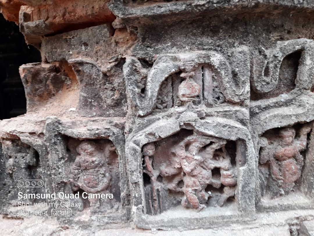 ১৭১৬, দাসপুর,  সিংহদের, গোপীনাথ, মন্দিরে, টেরেকোটা, Terracotta, Gopinath, temple, Singha, family, Daspur, 1716 AD, Village, Daspur, Ghatal, Medinipur, Midnapore