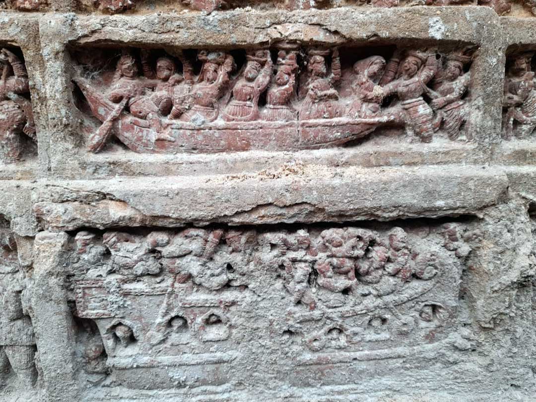 ১৭১৬, দাসপুর,  সিংহদের, গোপীনাথ, মন্দিরে, টেরেকোটা, Terracotta, Gopinath, temple, Singha, family, Daspur, 1716 AD, Village, Daspur, Ghatal, Medinipur, Midnapore