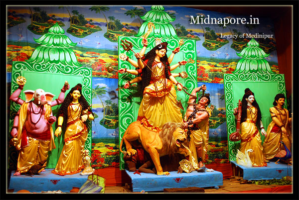 Ballavpur, Midnapore, Durgapuja 2011